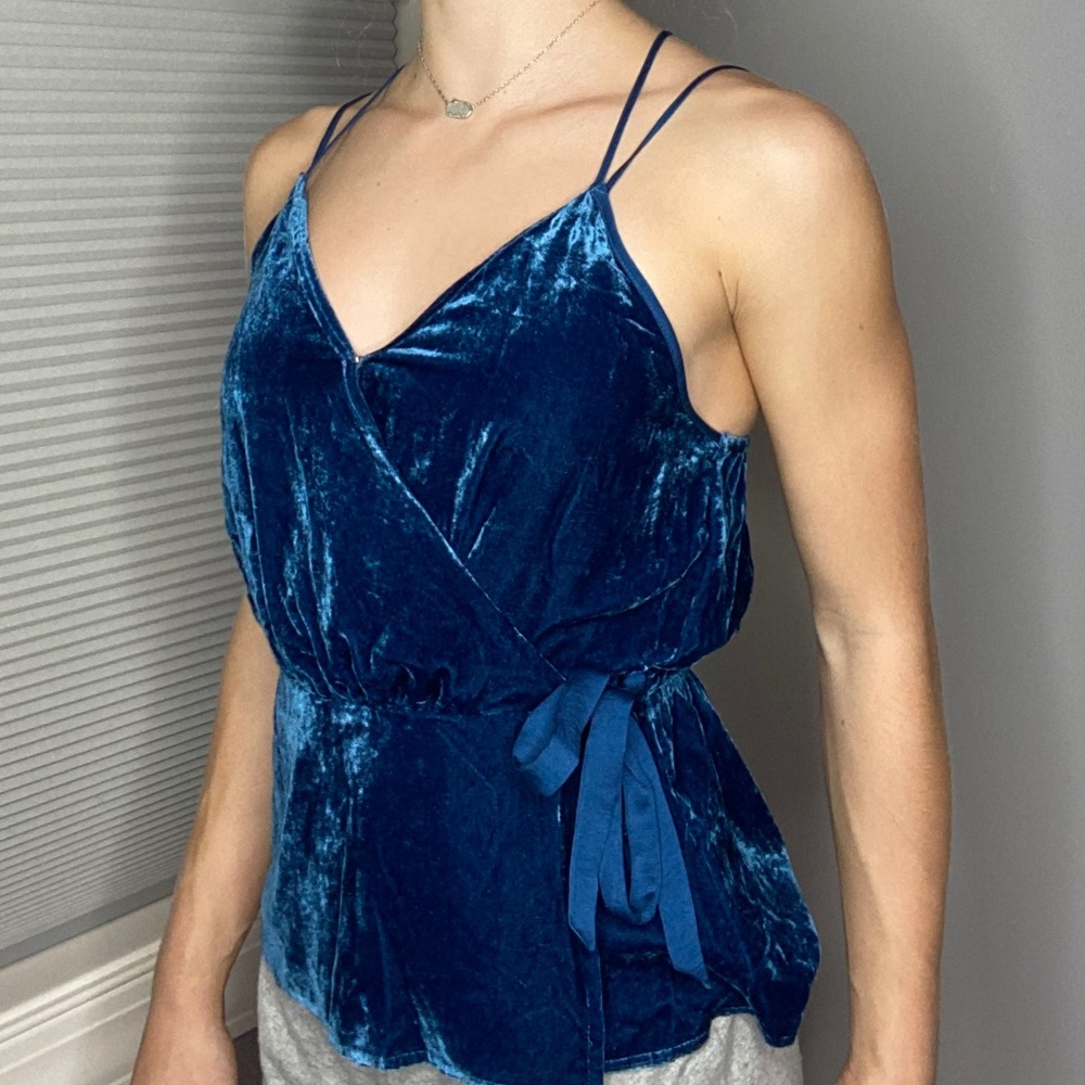 Express Velvet blue tank - Picture 1 of 2